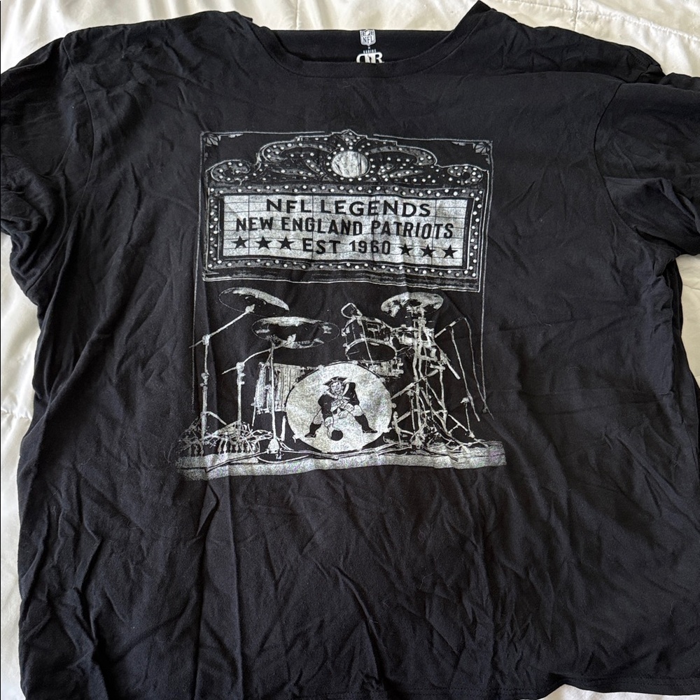 Black NFL Legends New England Patriots T-Shirt